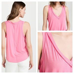 Free People Pink Tank Top Size Large